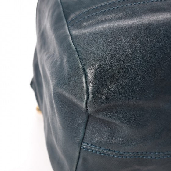 Calfskin Large Pandora Teal