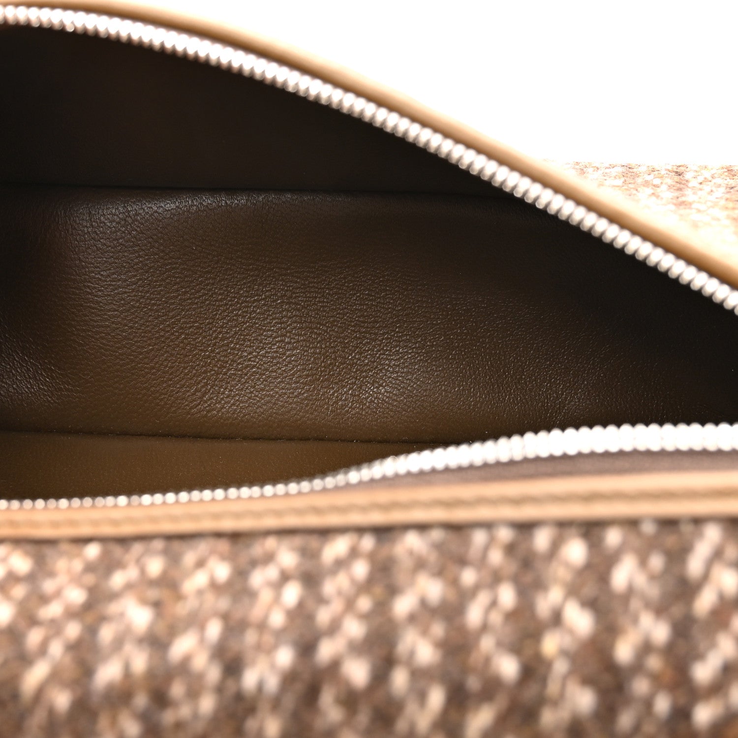 Loro Piana Cashmere Extra Pocket Pouch L19 Mocha Latte Ebony 5 of 10