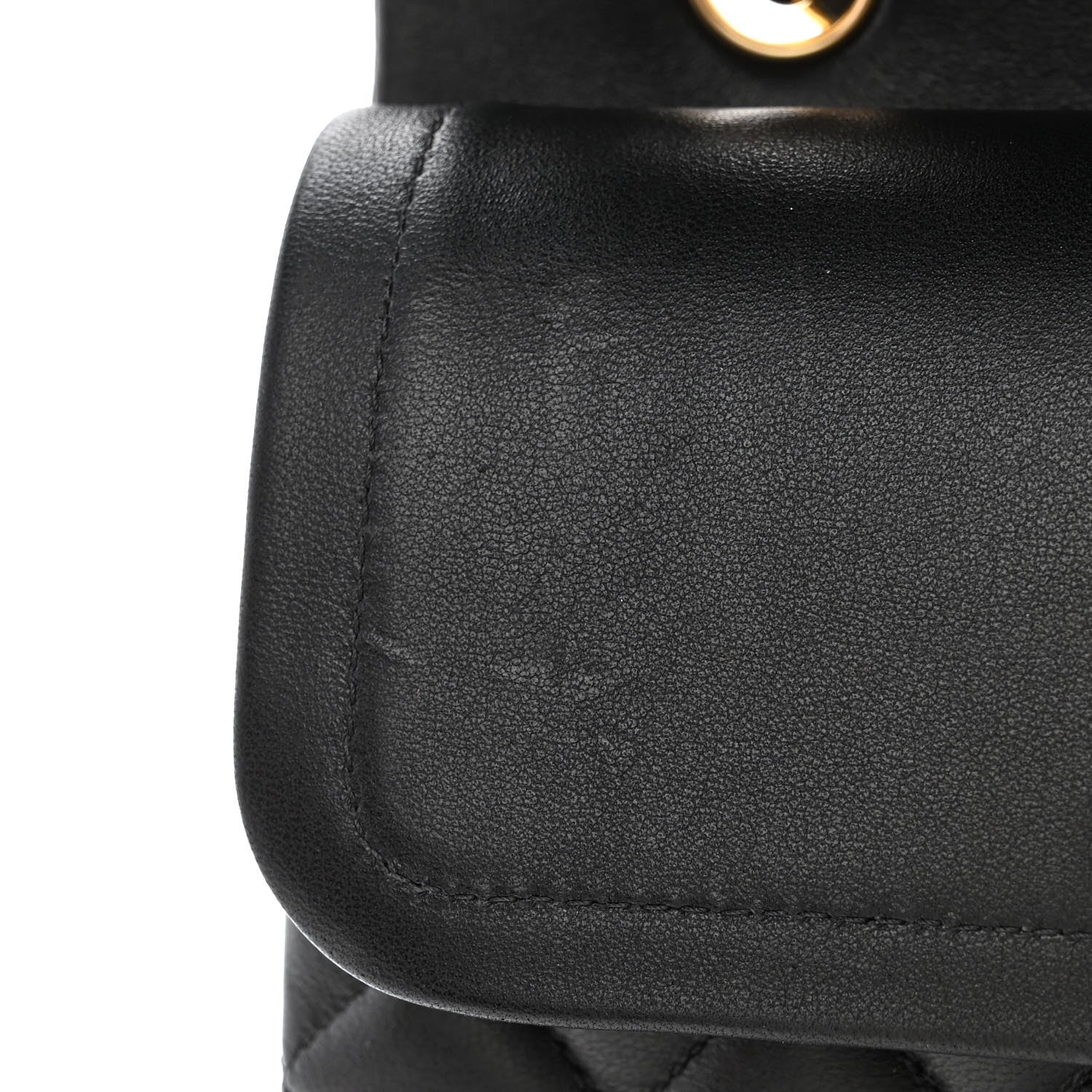 Chanel Lambskin Quilted Medium Double Flap Black 11 of 13