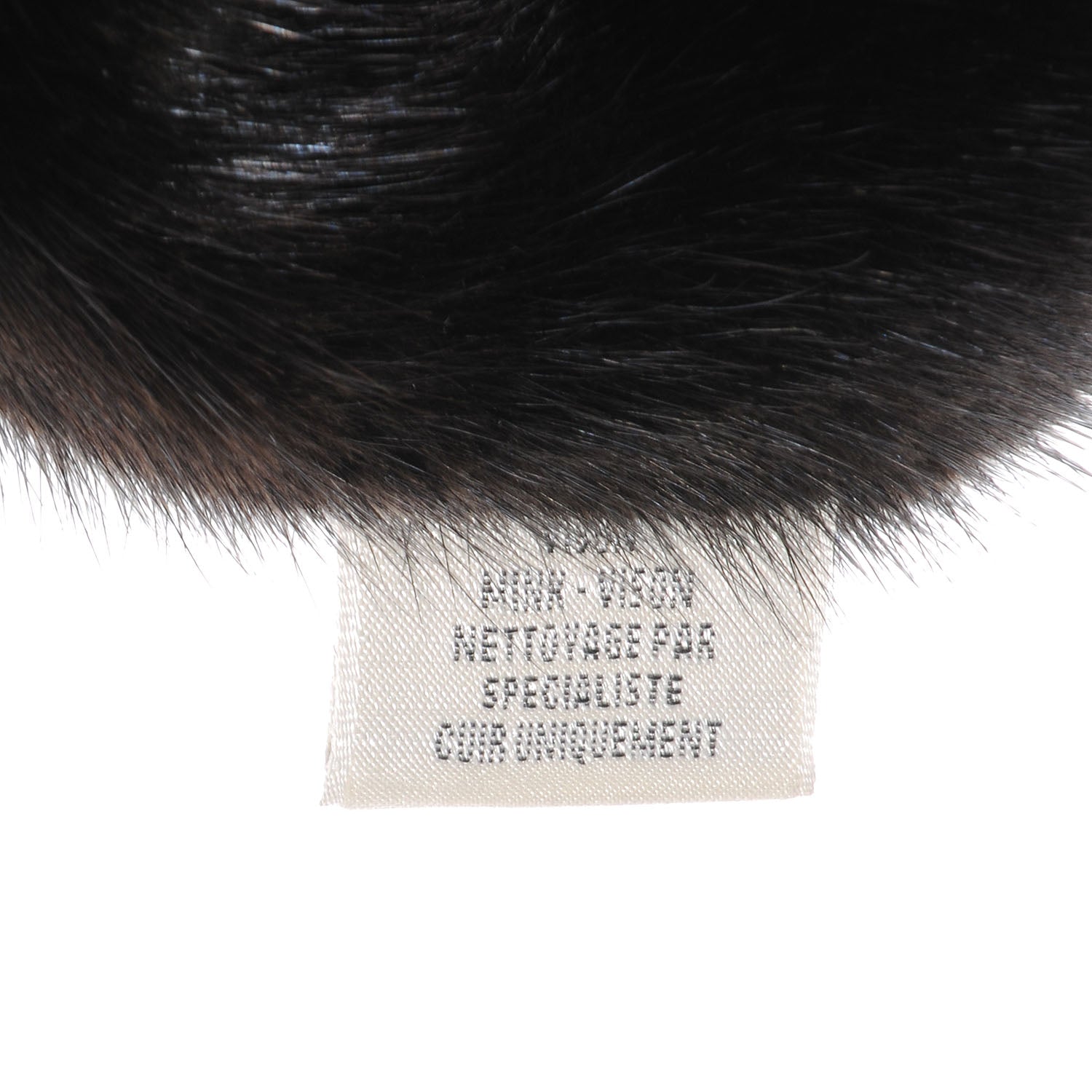 Hermes Mink Chaine D'Ancre Collar Scarf Black 5 of 7