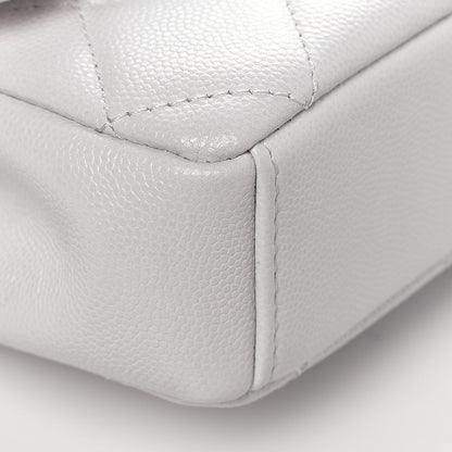 Chanel Caviar Quilted My Everything Small Flap White Black 9 of 14