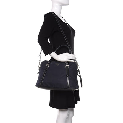 Prada Tessuto Nylon Soft Calf Tote 2 of 15