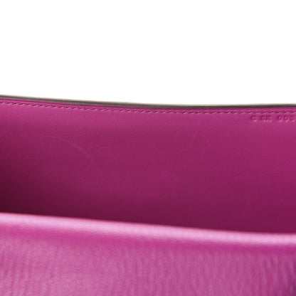 Hermes Chevre Mysore Cinhetic Boxy Top Handle Bag Magnolia 8 of 11