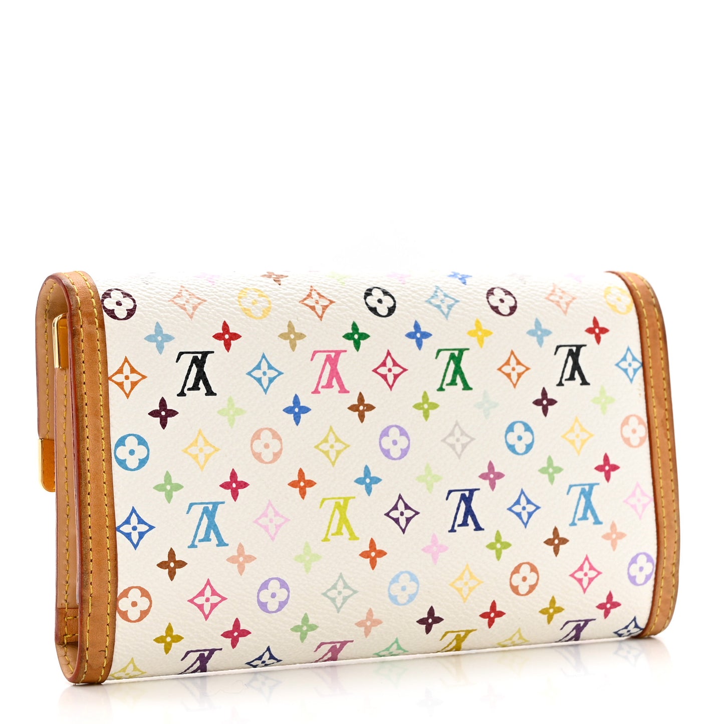 Monogram Multicolor Porte Tresor International Wallet White