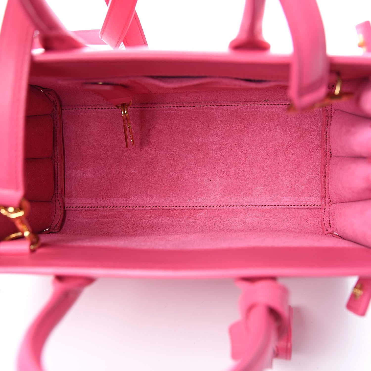 Saint Laurent Calfskin Nano Sac De Jour Rose Clair 5 of 11