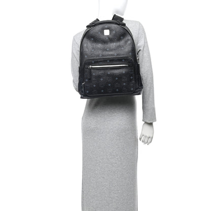 MCM Visetos Medium Stark Backpack Black 2 of 9