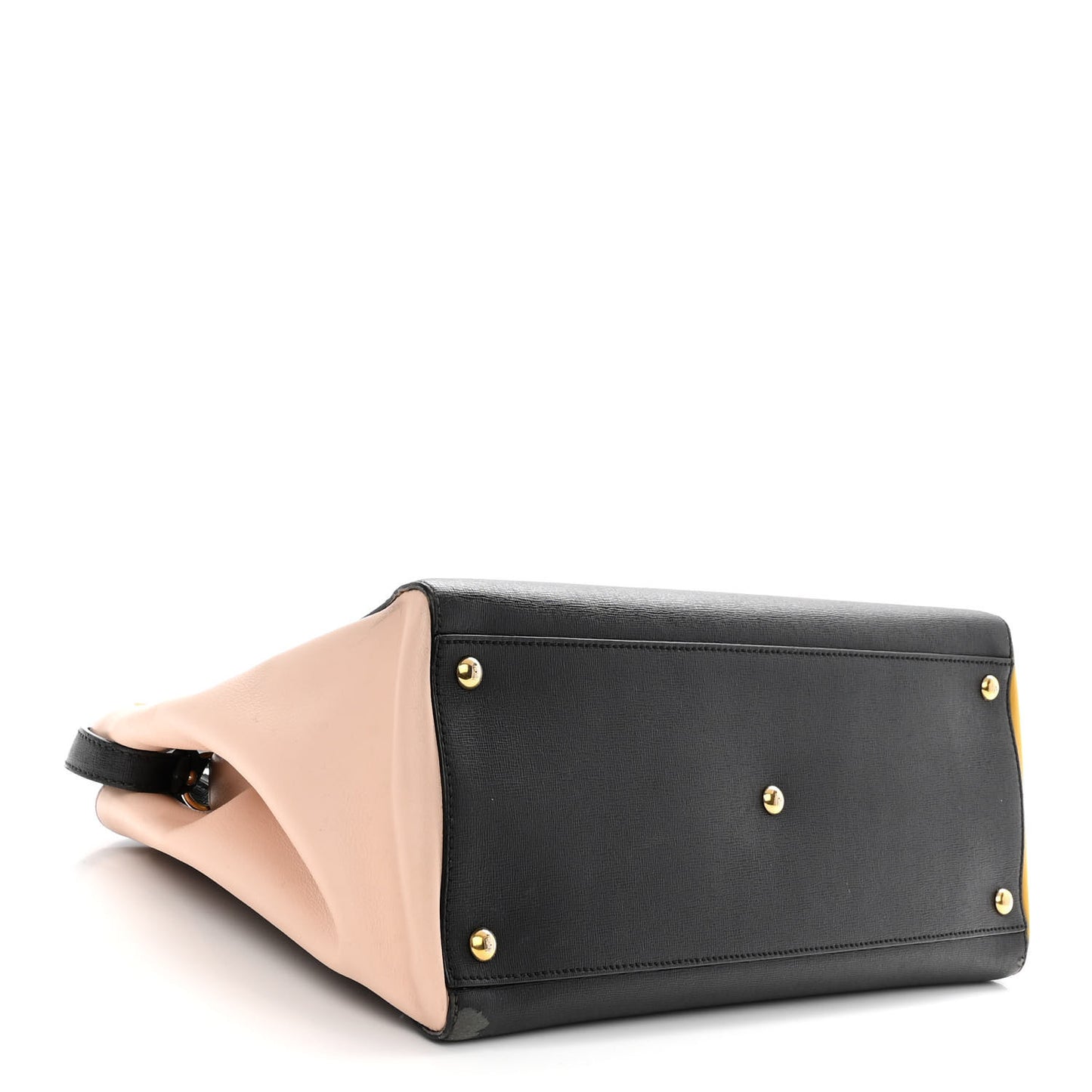 Vitello Elite Bi-Color Regular 2Jours Tote Black