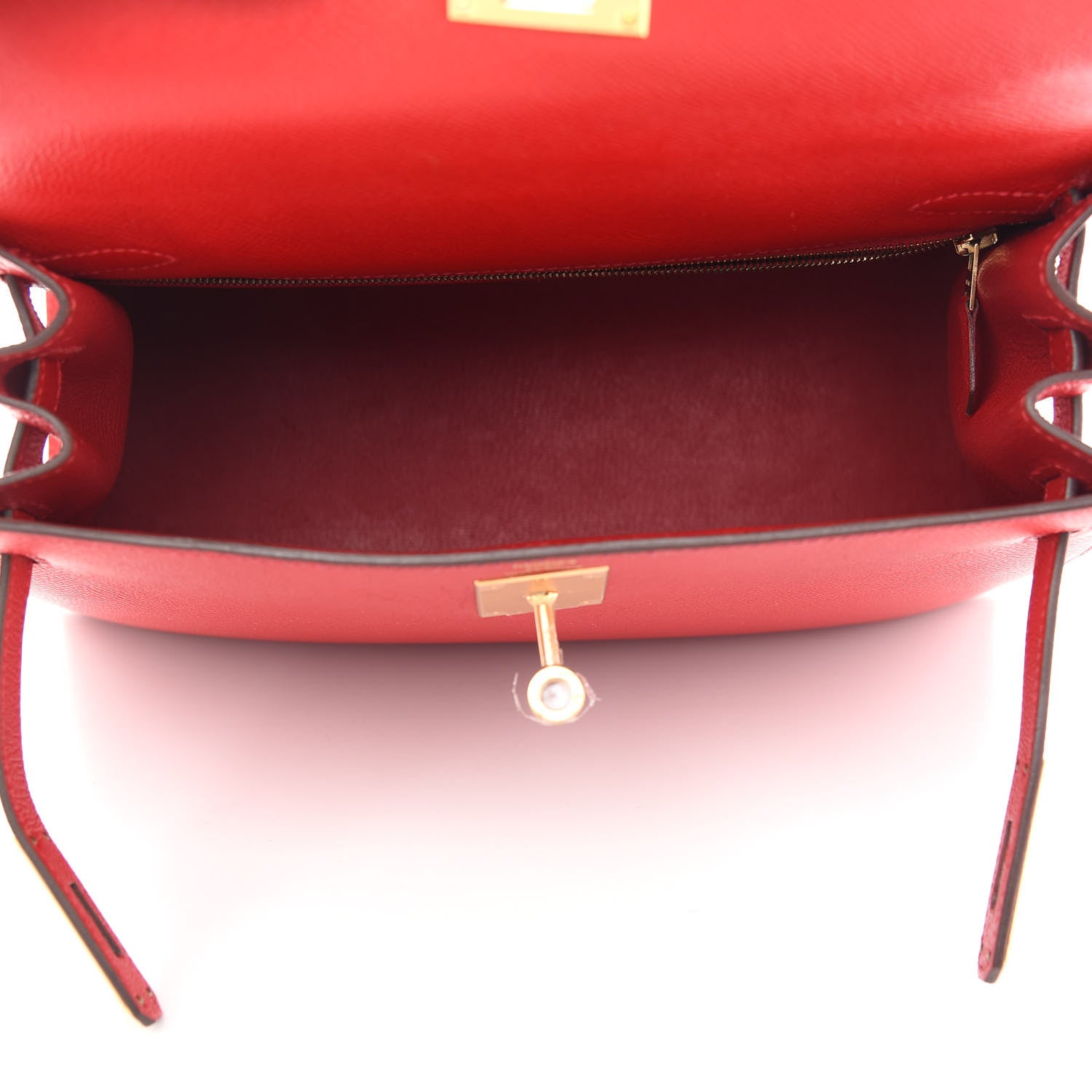Hermes Epsom Kelly Sellier 28 Rouge Casaque 5 of 11