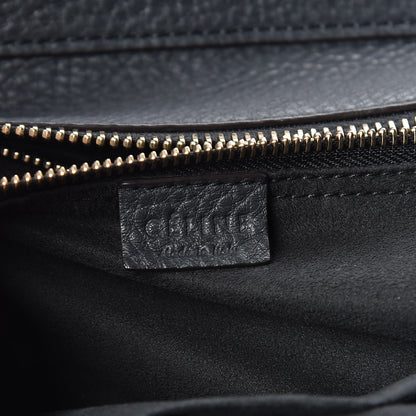 Celine Drummed Calfskin Mini Luggage Anthracite 7 of 18