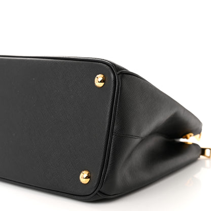 Prada Saffiano Lux Large Galleria Double Zip Tote Black 9 of 13