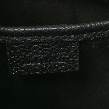 Celine Drummed Calfskin Nano Luggage Black 7 of 10