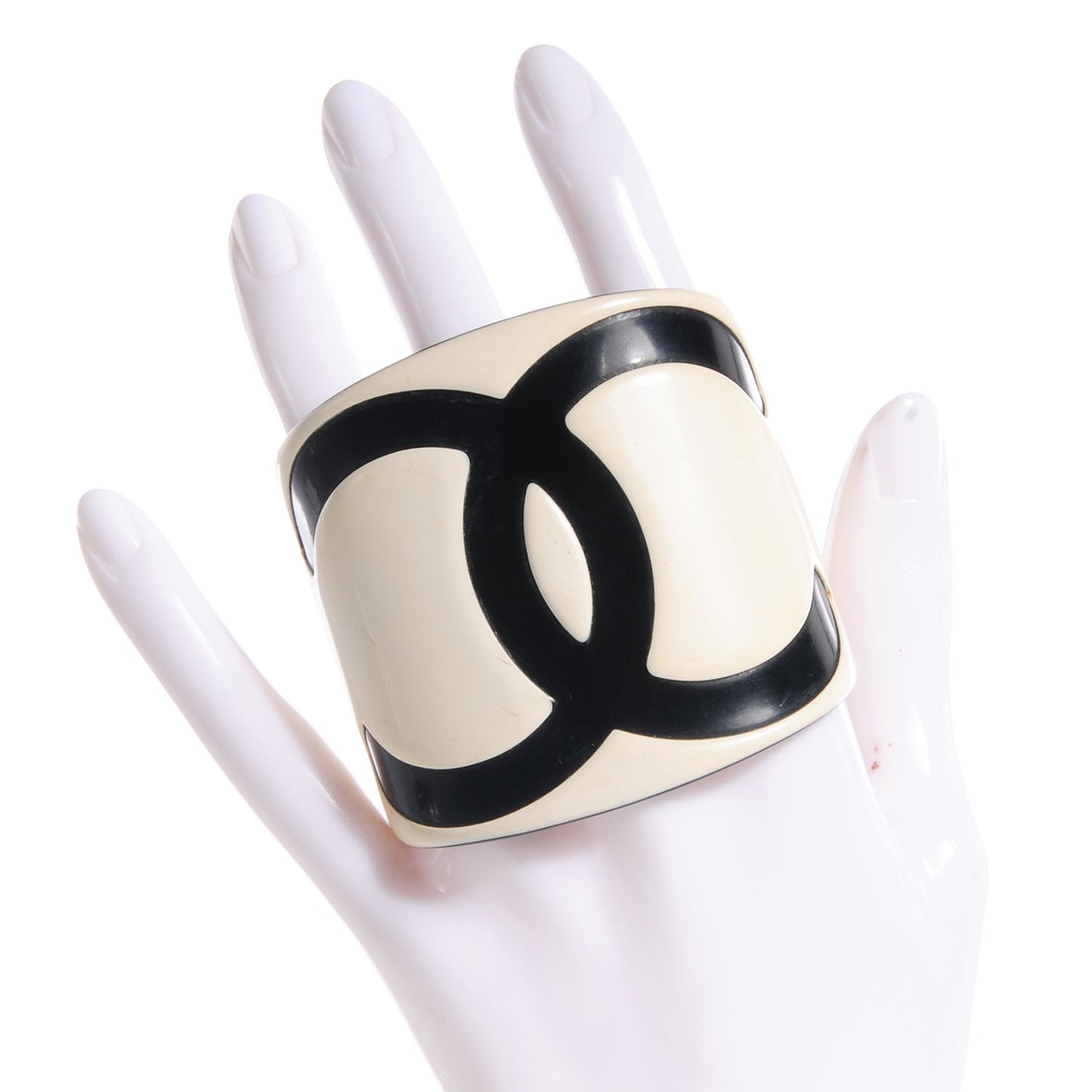 Resin CC Cuff White Black