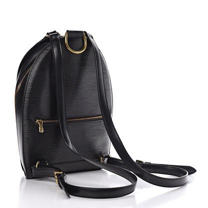 Louis Vuitton Epi Mabillon Backpack Black 3 of 12