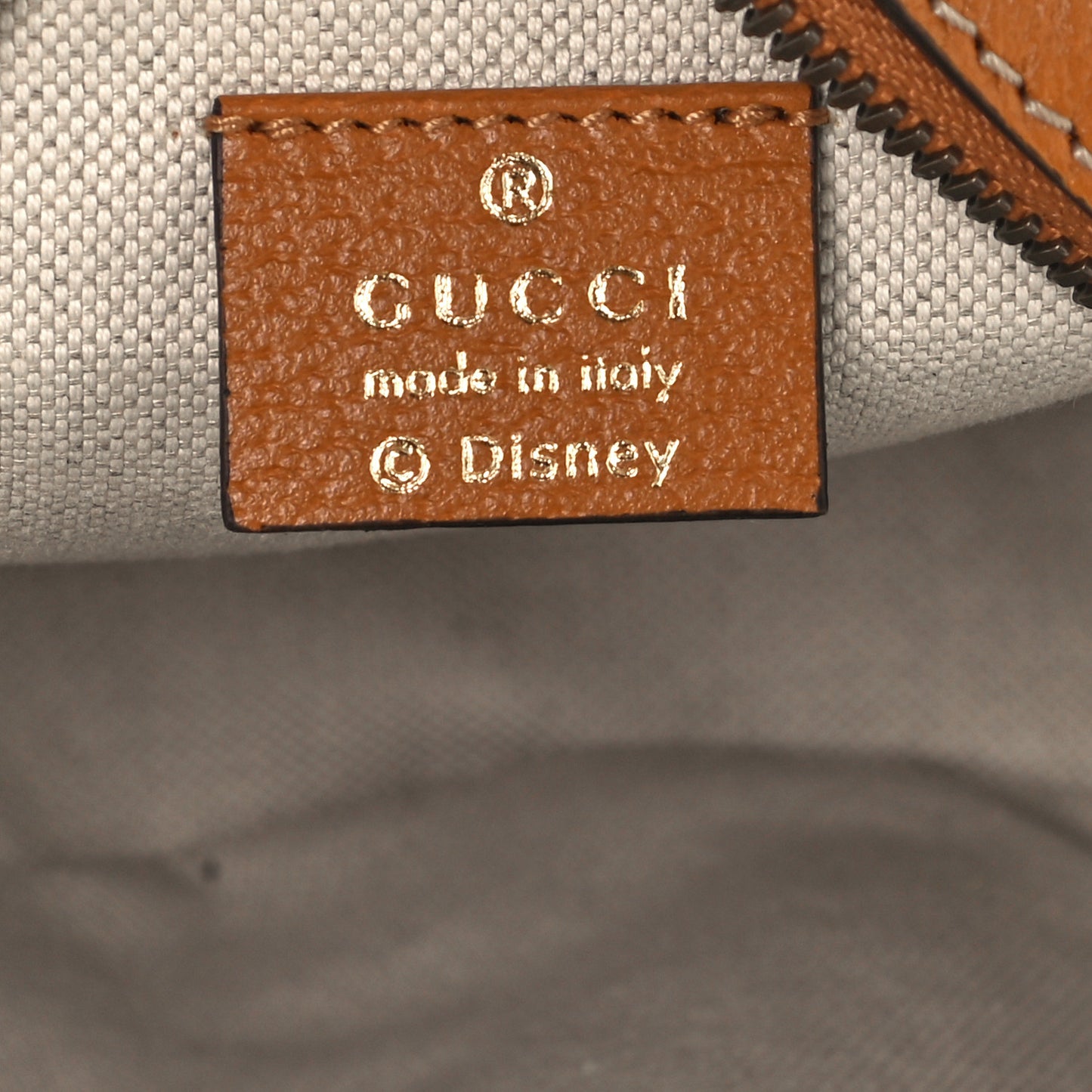 X DISNEY Mini Vintage GG Supreme Monogram Mickey Mouse Round Shoulder Bag Beige Vintage Sun Oil