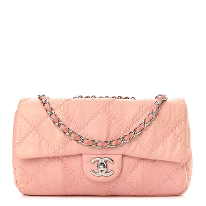 Chanel Snakeskin Ultimate Stitch Flap Pink 1 of 11