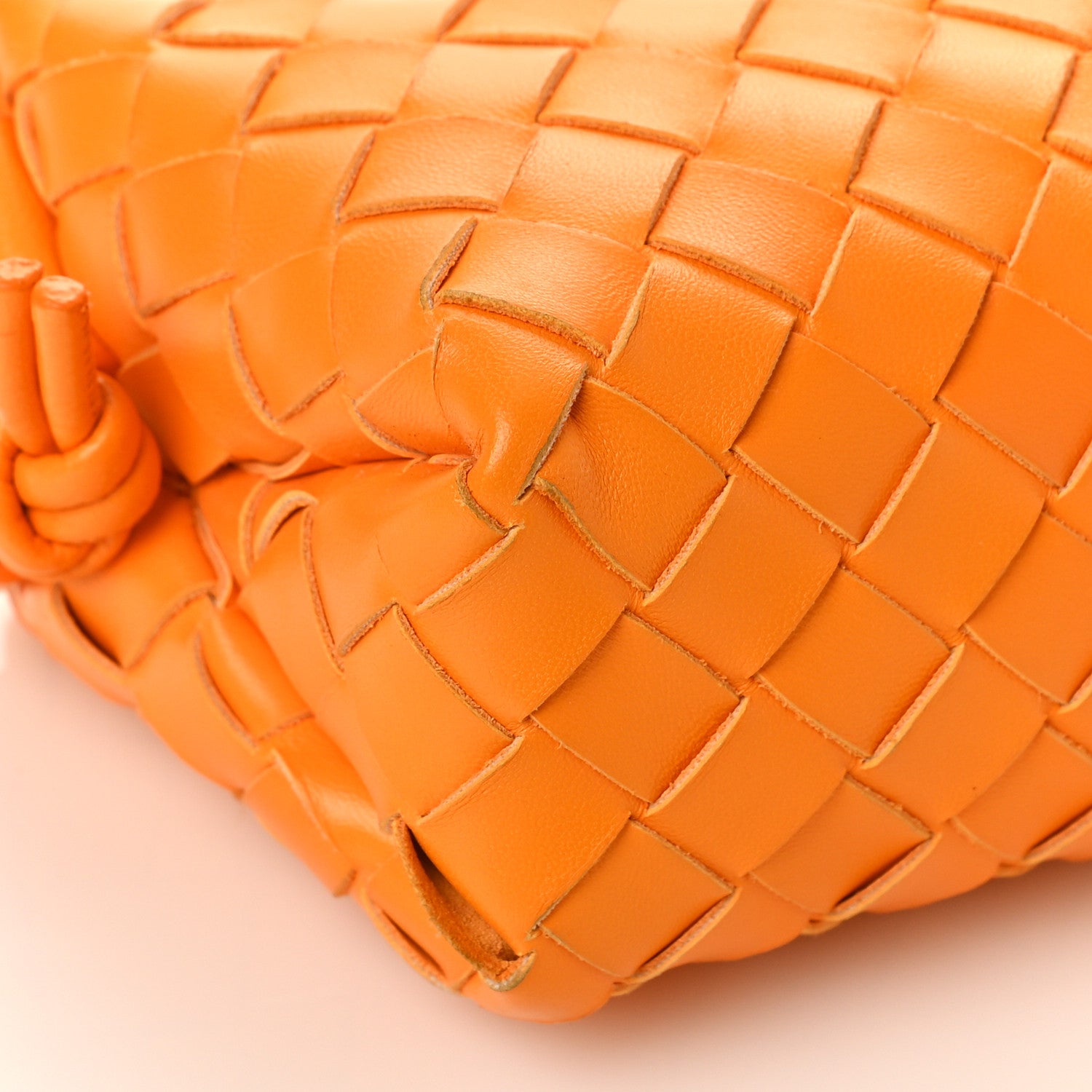 Bottega Veneta Nappa Intrecciato Mini Loop Camera Bag Tangerine 7 of 8