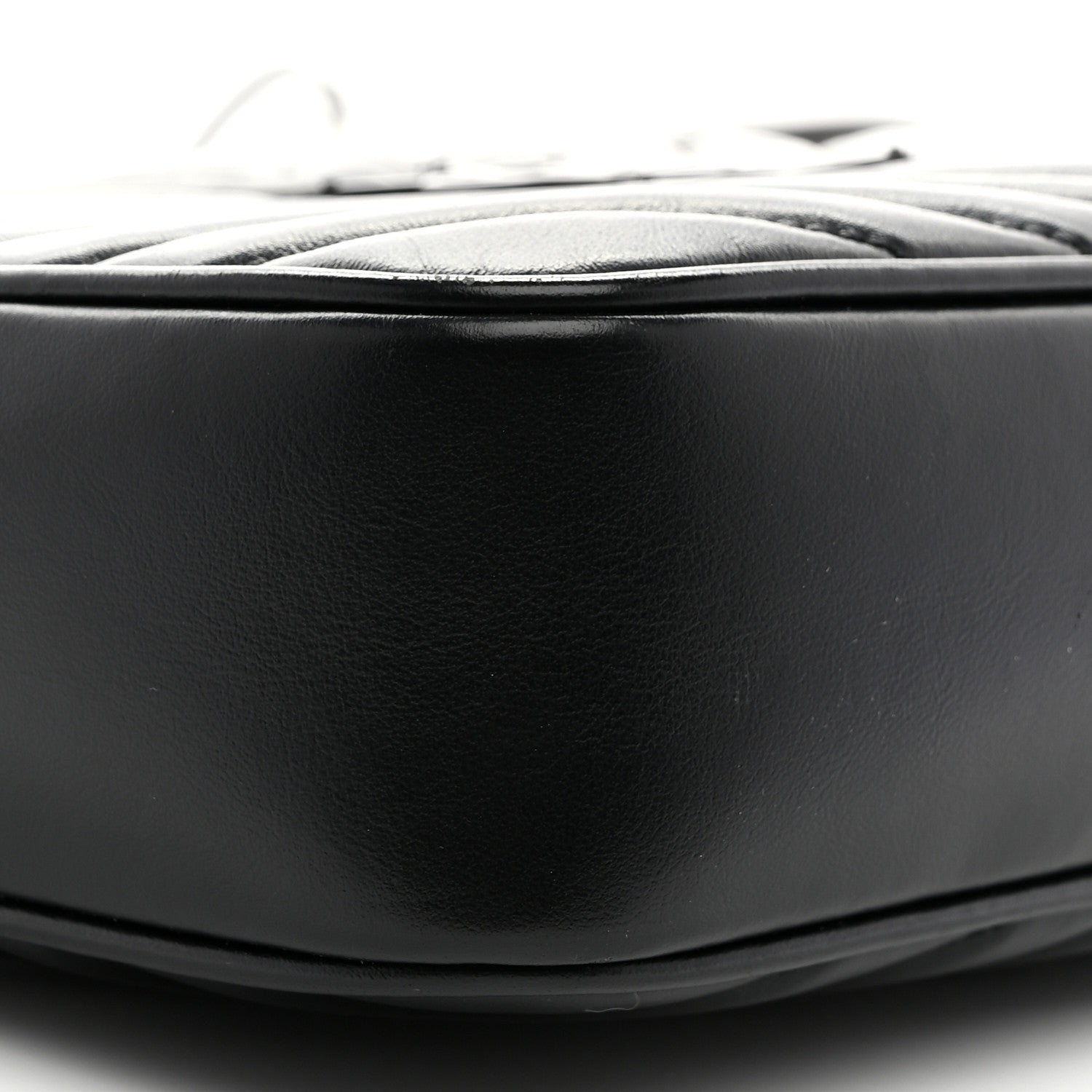Saint Laurent Calfskin Matelasse Monogram Monochrome Lou Camera Bag Black 9 of 10