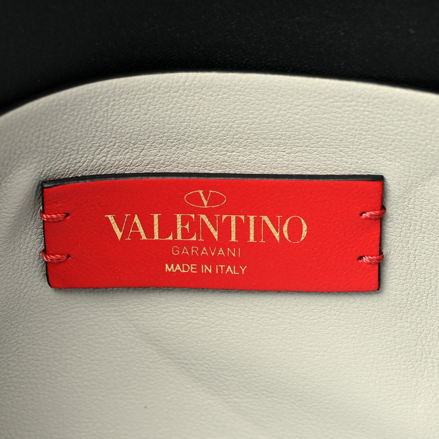 Valentino Garavani Calfskin Small Rockstud Overlay Flap Shoulder Bag Opal Grey 5 of 8