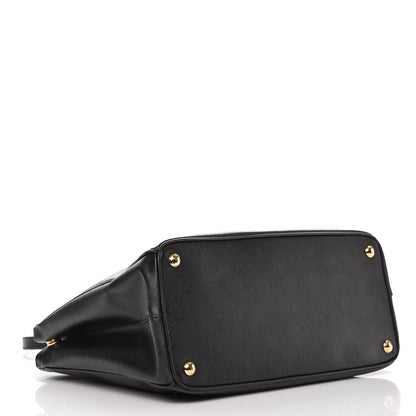 Prada Saffiano Medium Galleria Double Zip Tote Black 5 of 15