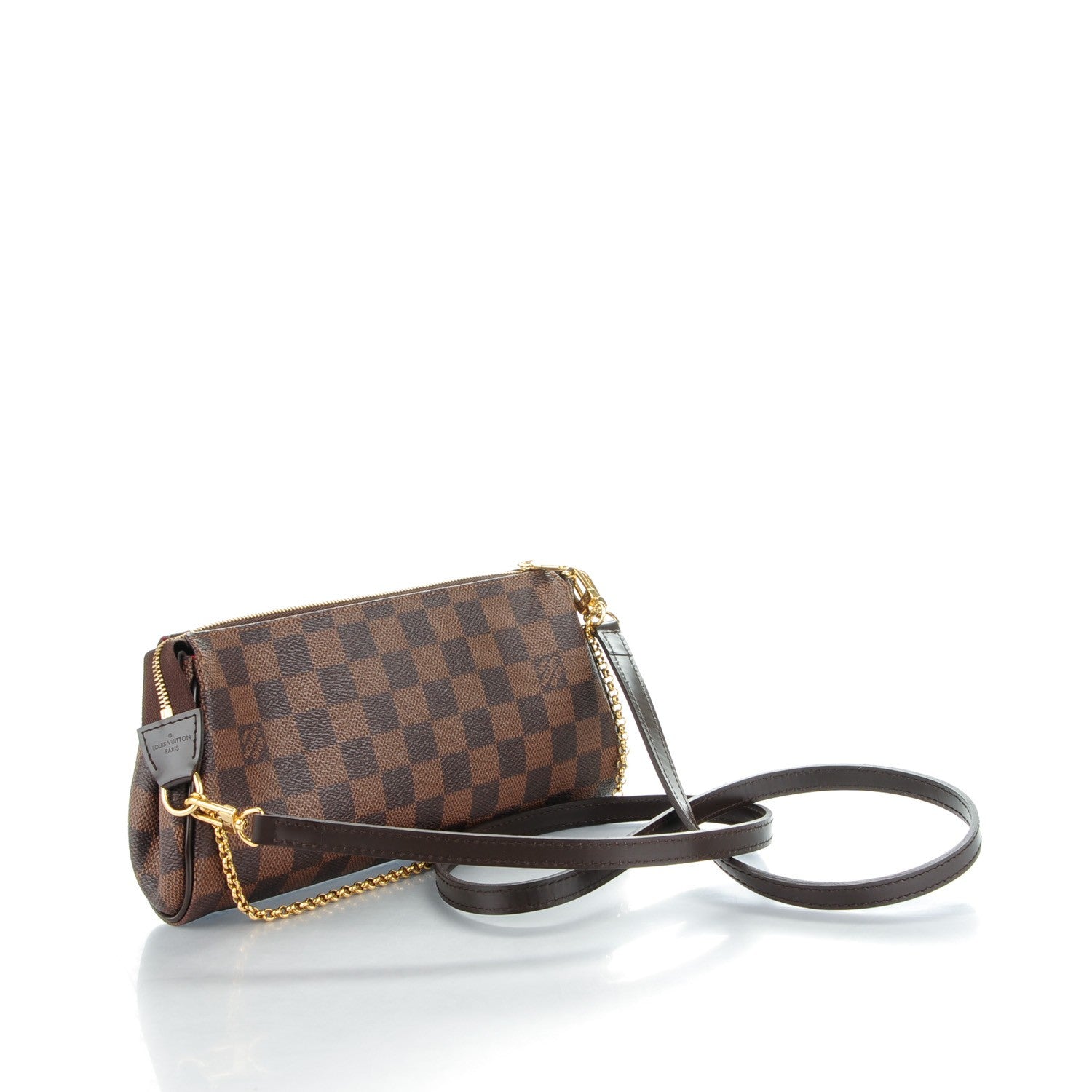Louis Vuitton Damier Ebene Eva Clutch 3 of 8