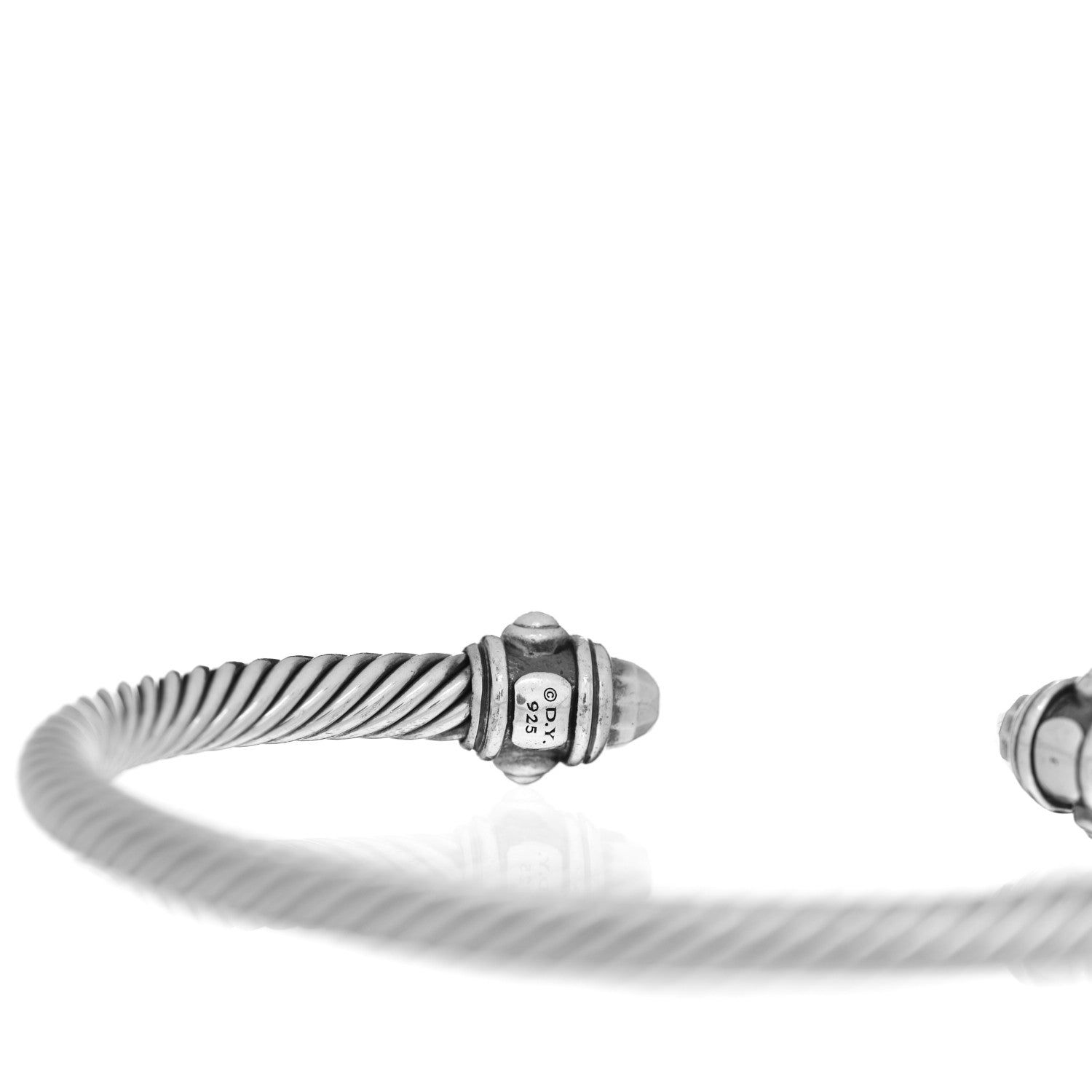 David Yurman Darkened Sterling Silver 5mm Renaissance Bracelet 3 of 3