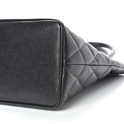 Chanel Caviar Quilted Medallion Tote Black 10 of 18