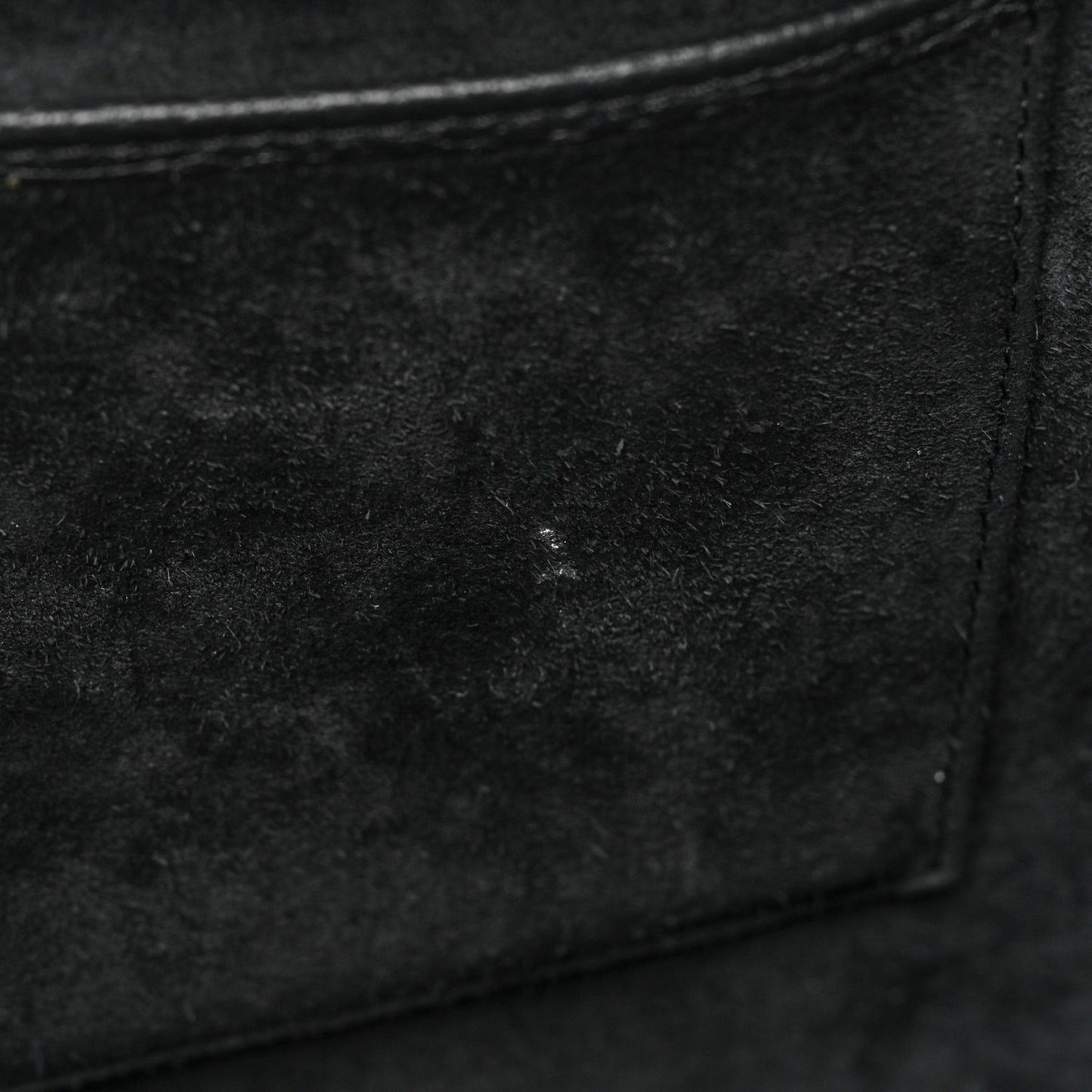 Drummed Calfskin Micro Luggage Black