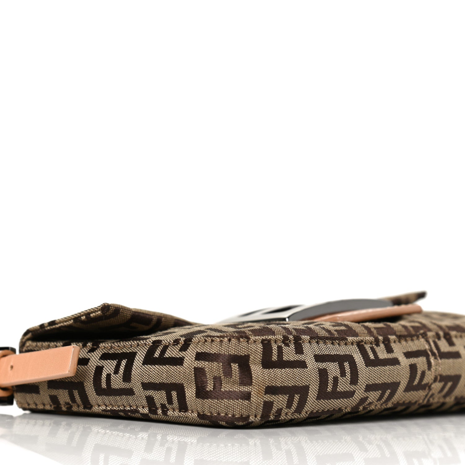 Fendi Zucchino Mini Baguette Brown 8 of 9