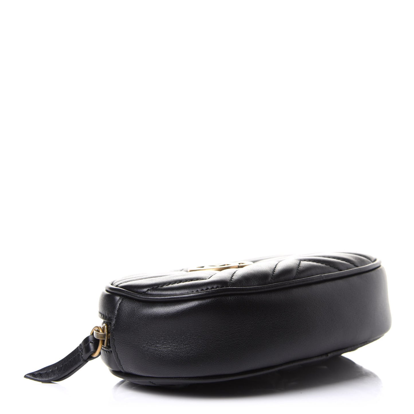 Calfskin Matelasse GG Marmont Belt Bag 85 34 Black