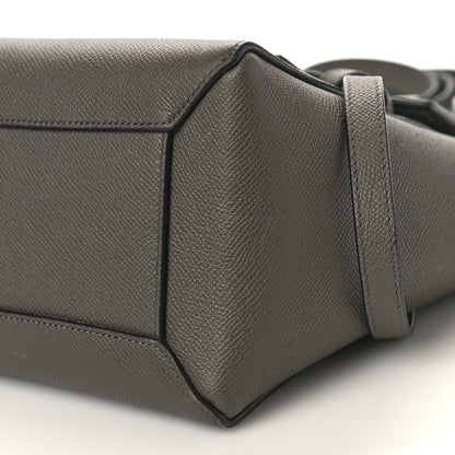 Celine Grained Calfskin Micro Belt Bag Grey 7 of 7