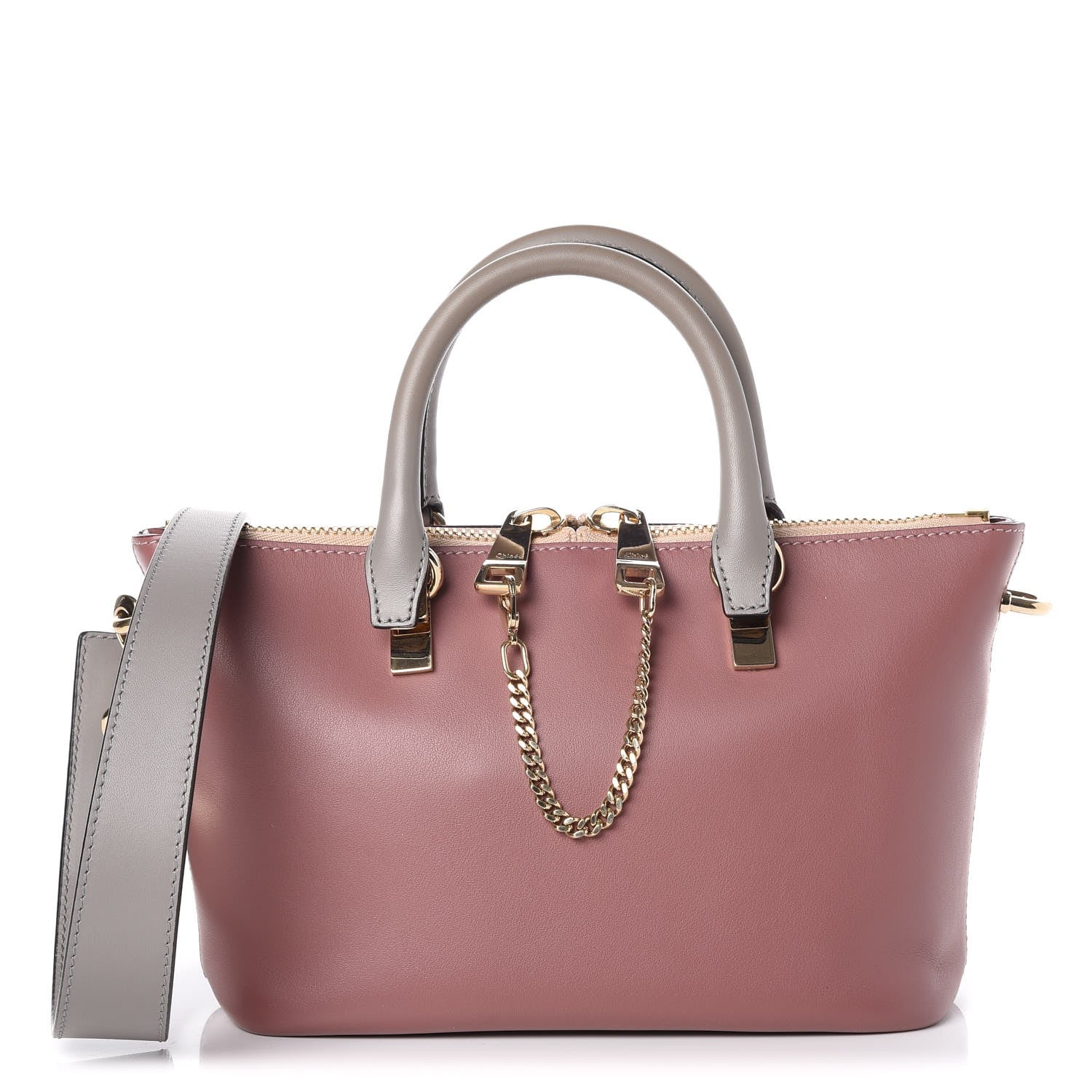 Chloe Smooth Calfskin Mini Baylee Tote Darlington Pink 1 of 10