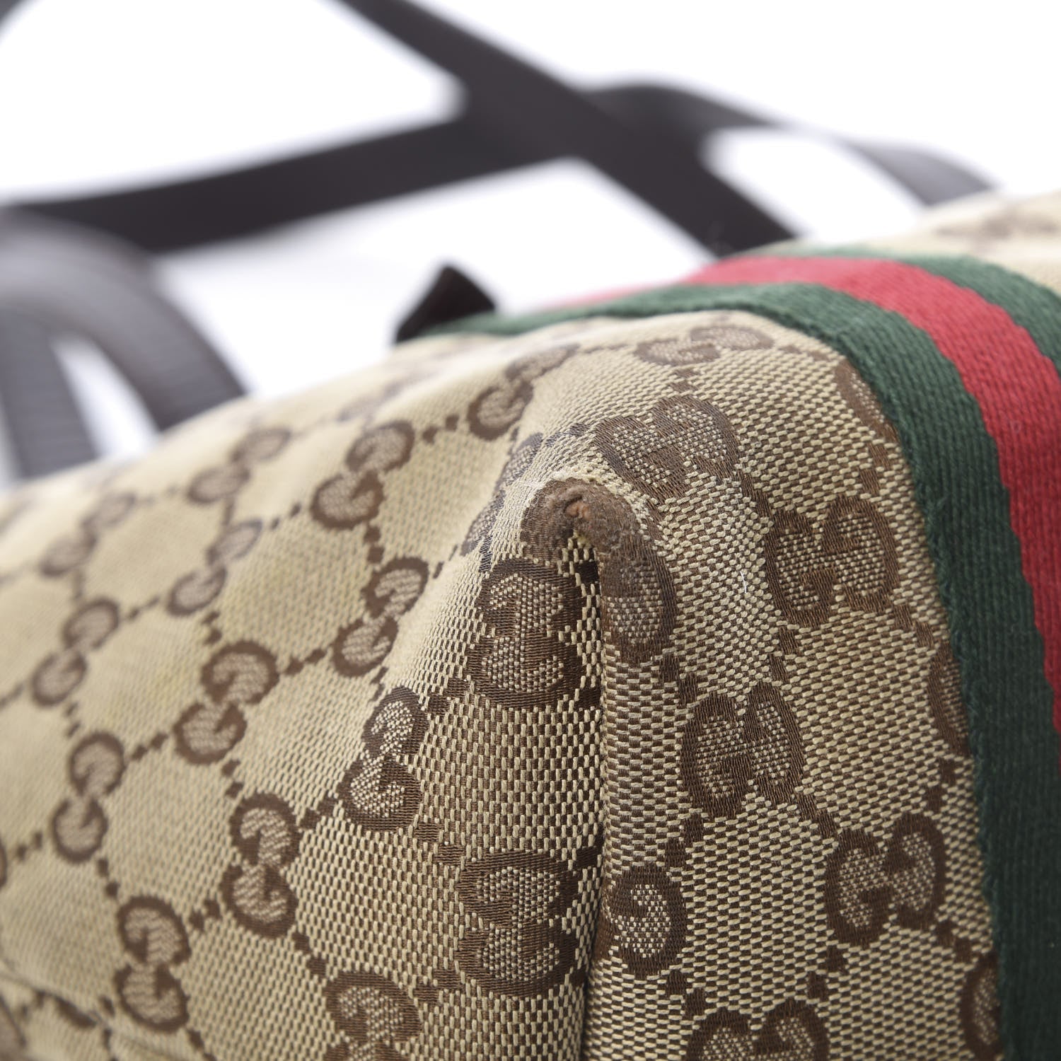 Gucci Monogram Medium Jolicoeur Tote Dark Brown 9 of 15