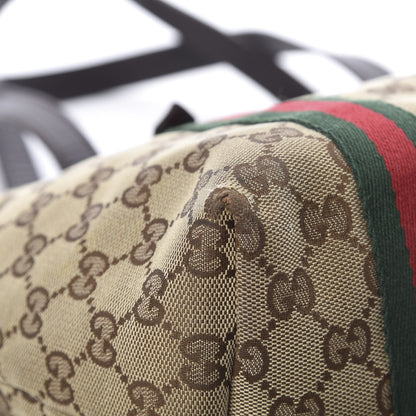 Gucci Monogram Medium Jolicoeur Tote Dark Brown 9 of 15