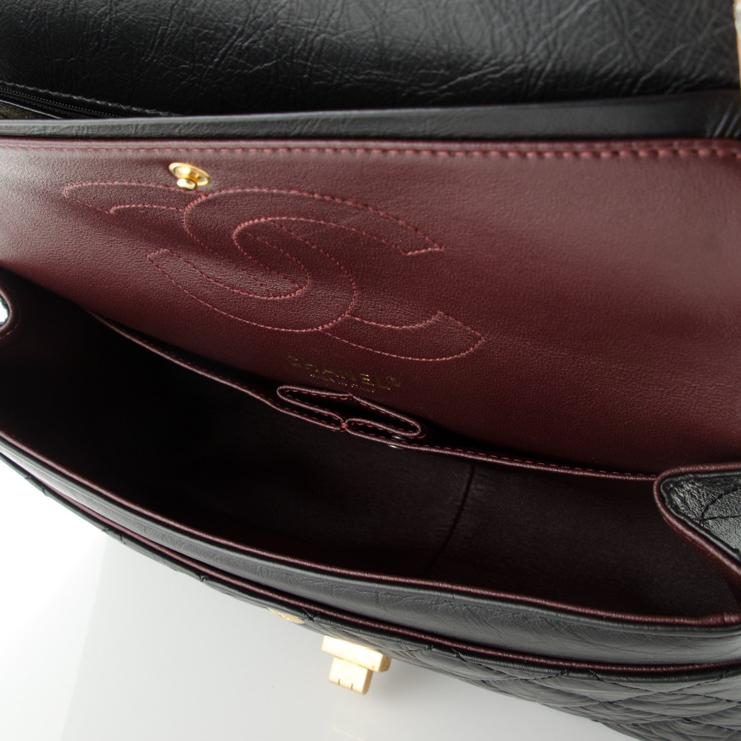 Chanel Aged Calfskin Quilted 2.55 Reissue 226 Flap Black 5 of 7