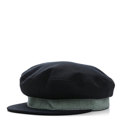 Hermes Cotton Hemp Cavale Pop Cap 56 Bleu Minuit Marine 1 of 8