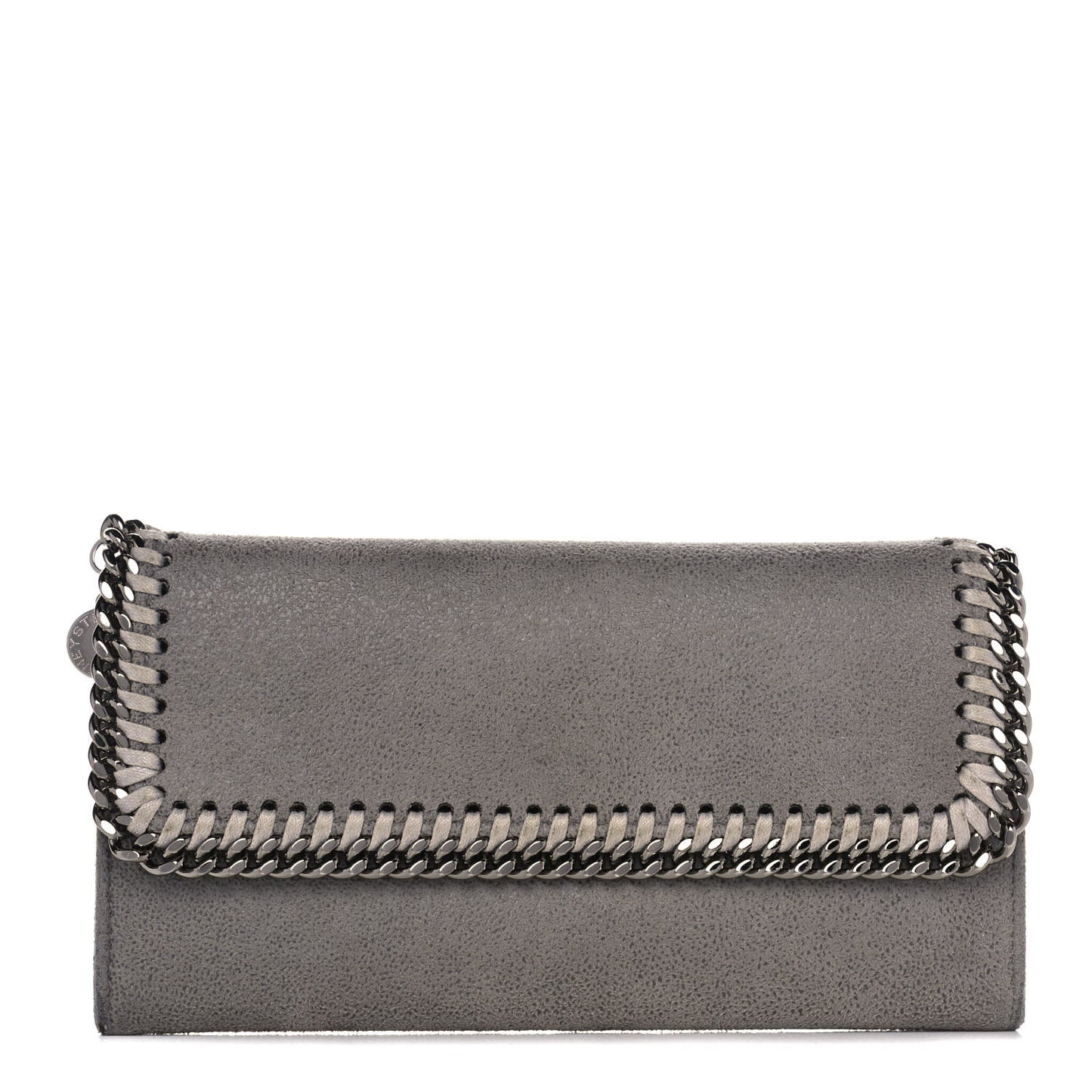 Shaggy Deer Falabella Flap Wallet Grey