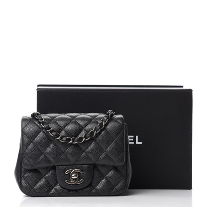 Chanel Caviar Quilted Mini Square Flap Black 11 of 11