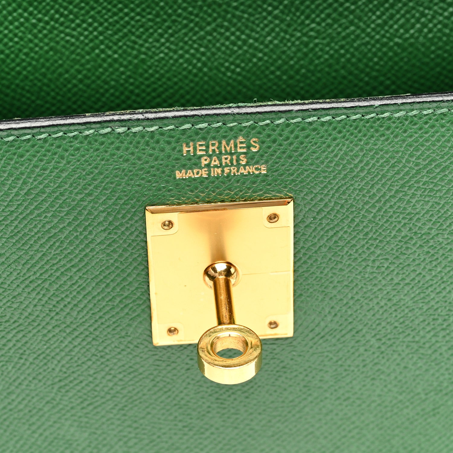 Hermes Courchevel Kelly Sellier 32 Vert Clair 6 of 10
