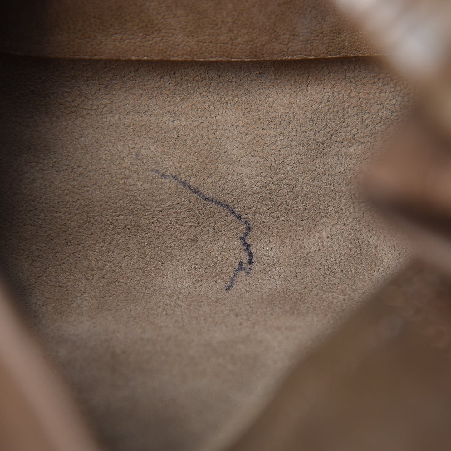 Calfskin Shoulder Tote Bag Brown