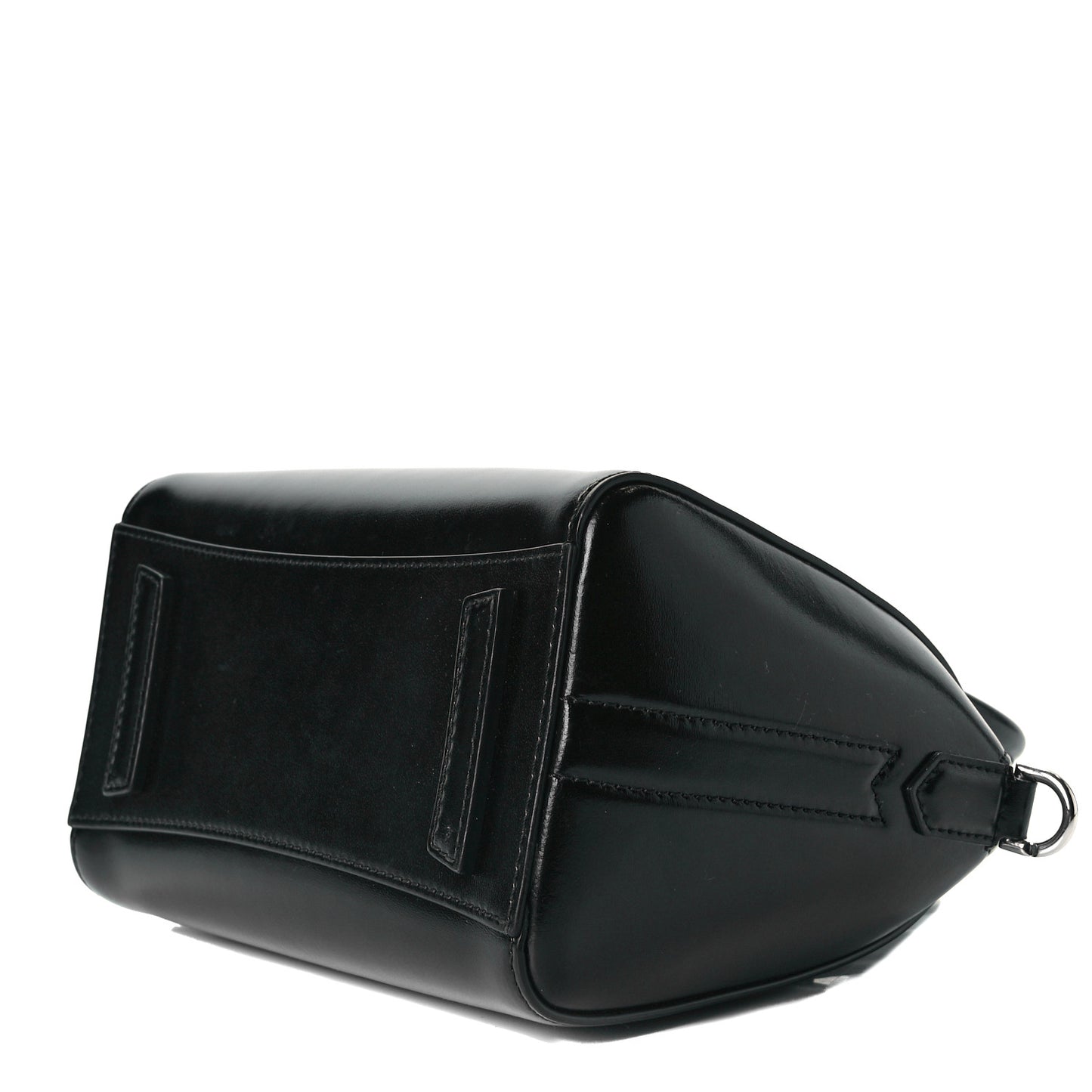 Shiny Lord Calfskin Mini Antigona Black