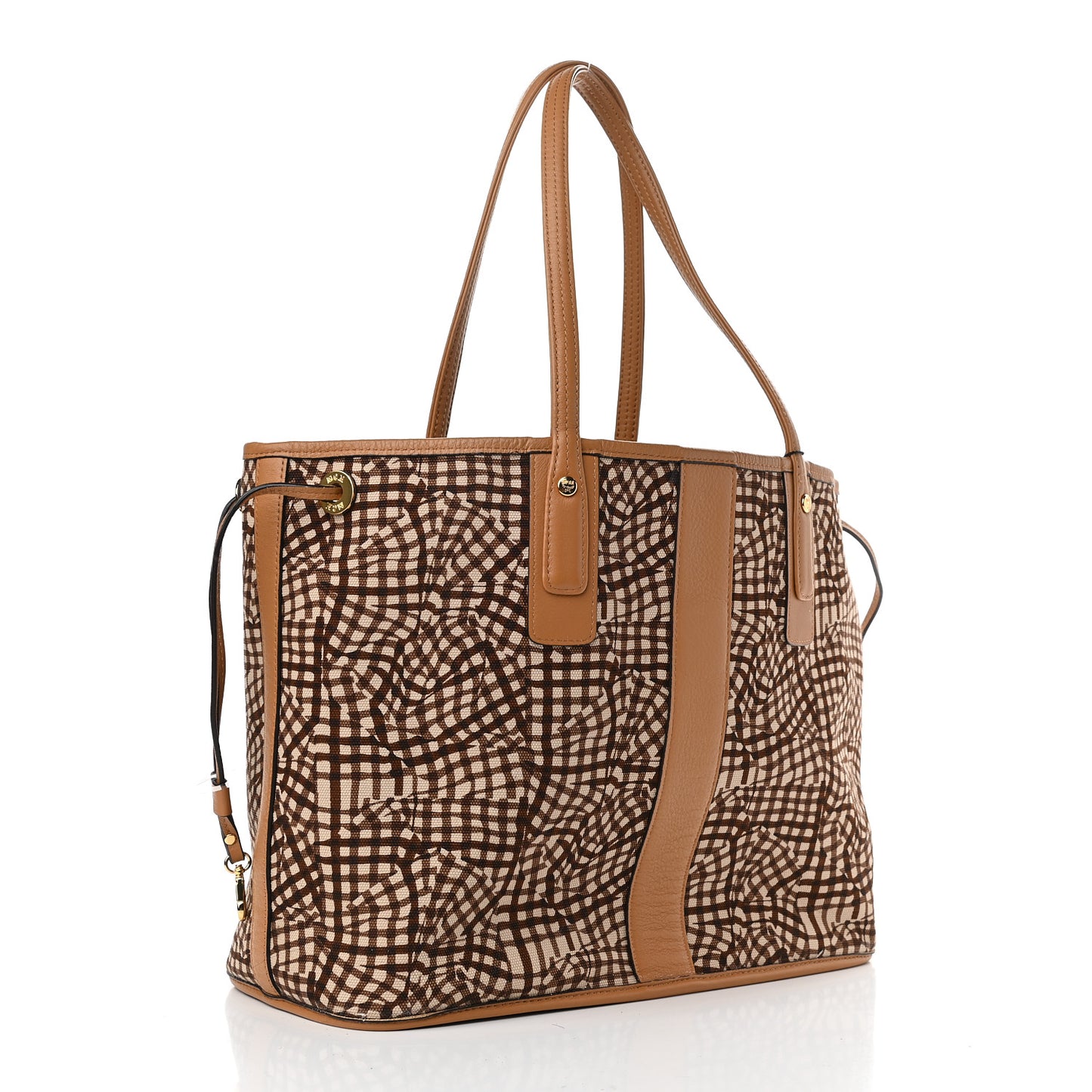 Visetos Medium Liz Reversible Shopper Tote Cognac