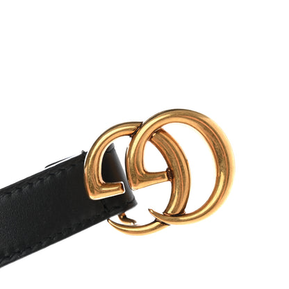 Gucci Calfskin Double G 20mm Belt 75 30 Black 6 of 7