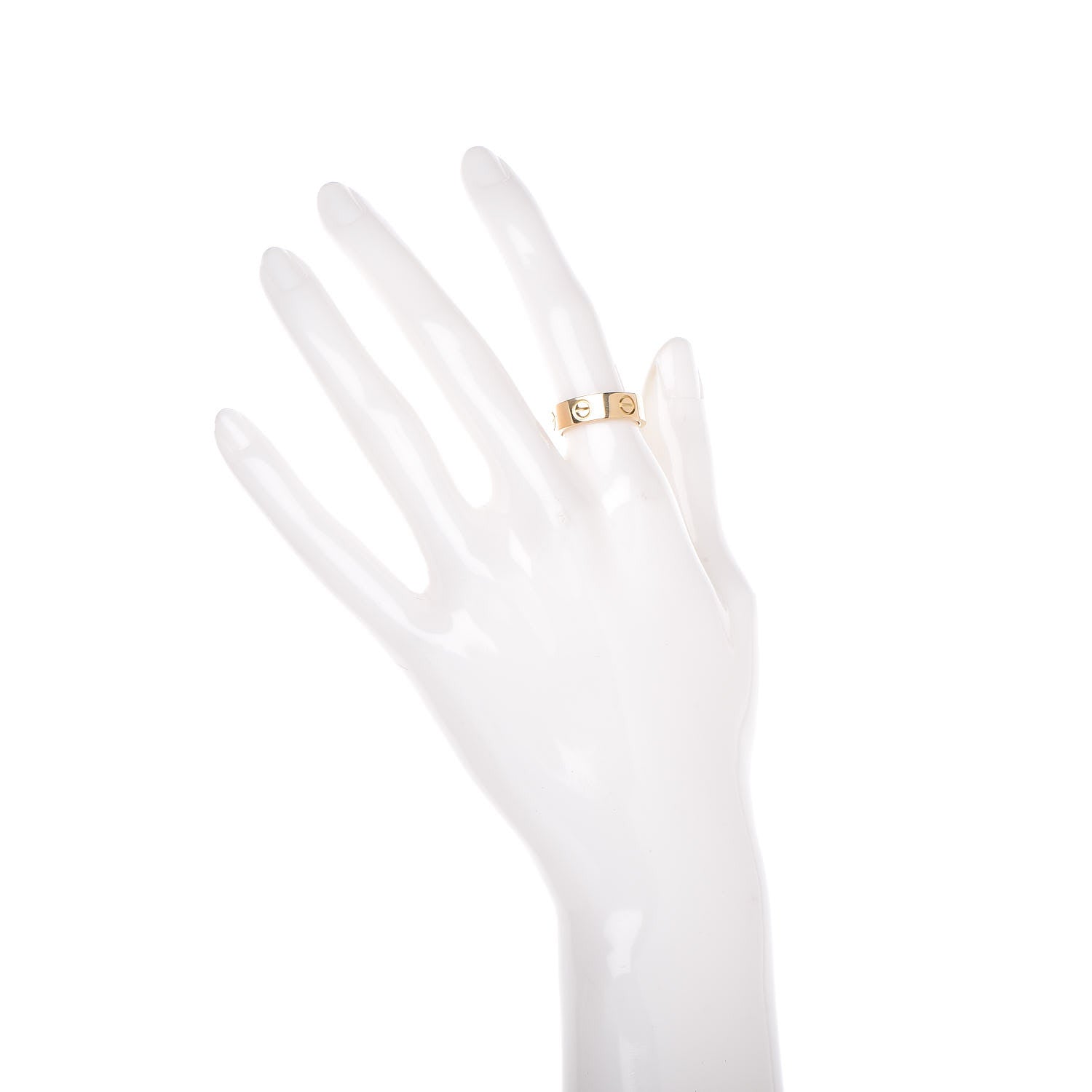 Cartier 18K Yellow Gold 5.5mm LOVE Ring 51 5.75 2 of 5