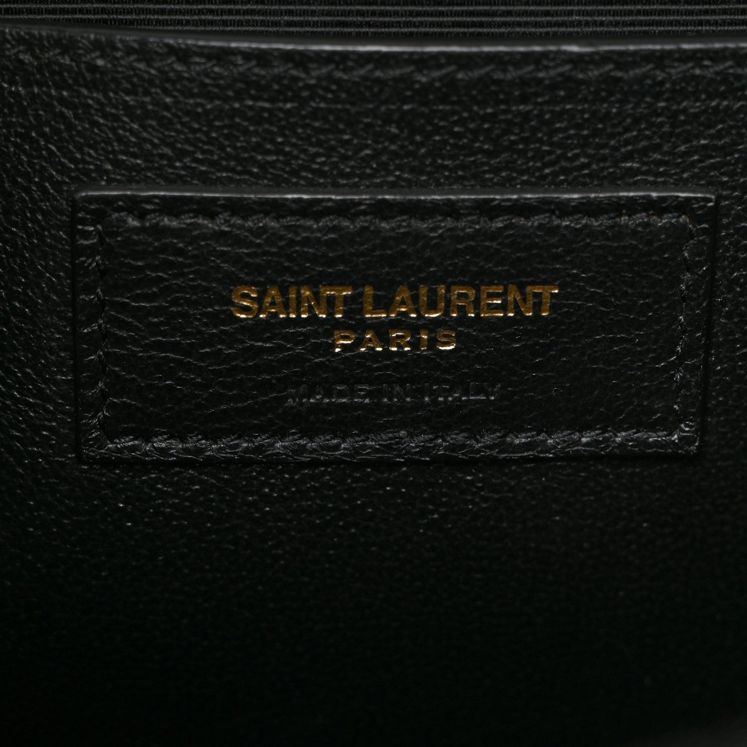 Saint Laurent Grain De Poudre Textured Mixed Matelasse Triquilt Medium Monogram Satchel Black 7 of 11