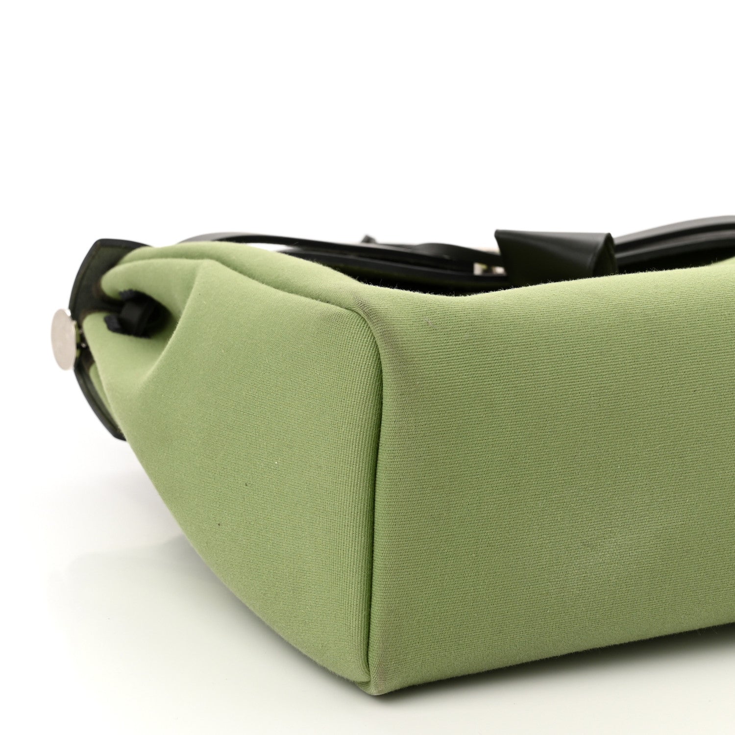 Hermes Military Toile Vache Hunter Herbag Zip Retourne 31 PM Vert Criquet Black 10 of 14