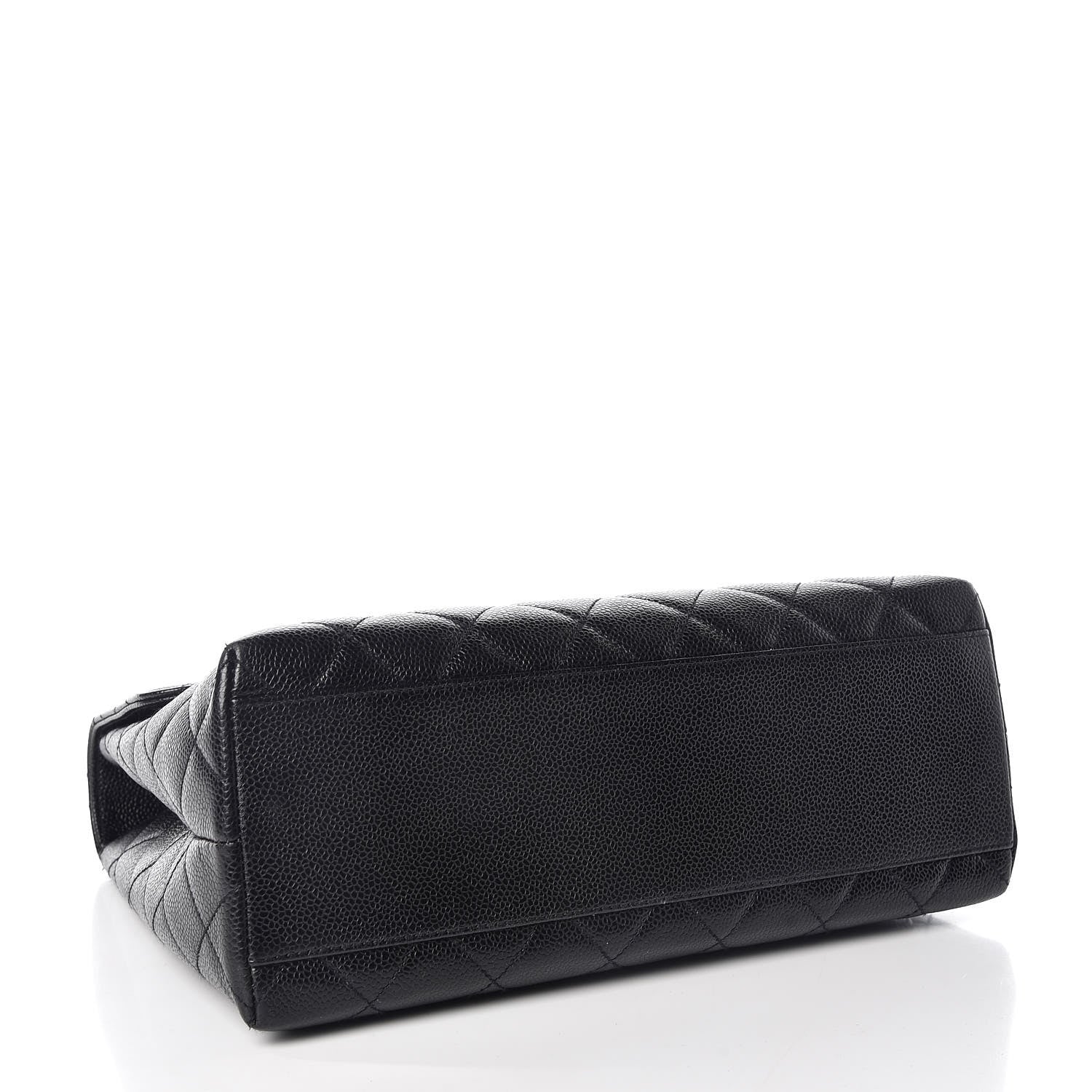 Chanel Caviar Quilted Jumbo Kelly Flap Black 4 of 12
