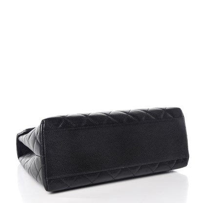 Chanel Caviar Quilted Jumbo Kelly Flap Black 4 of 12
