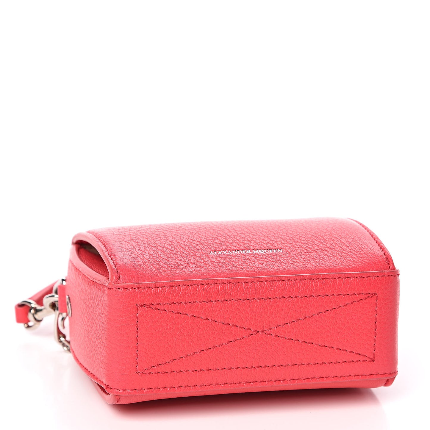 Calfskin Box Shoulder Bag 16 Red