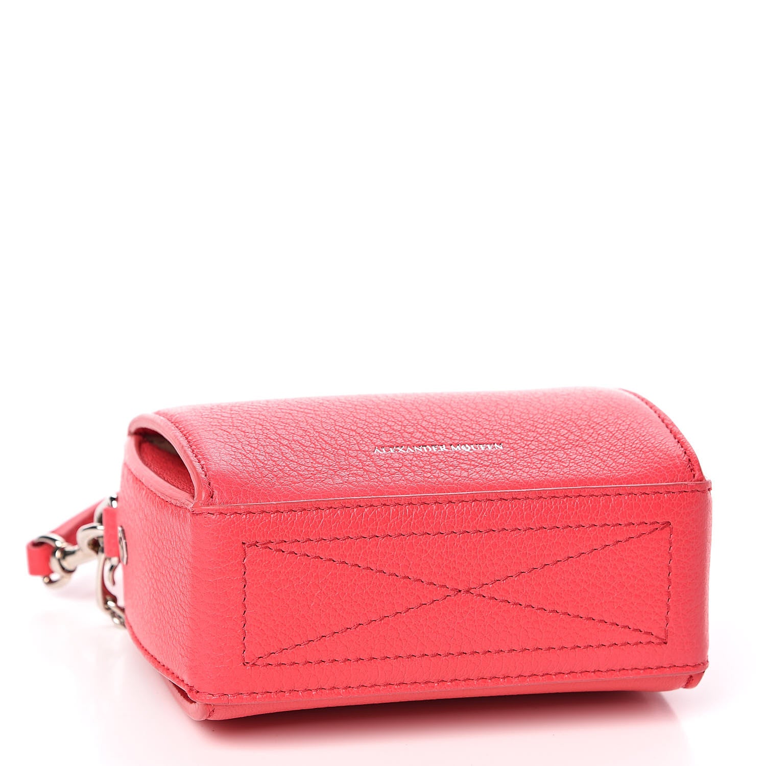 Alexander McQueen Calfskin Box Shoulder Bag 16 Red 4 of 9