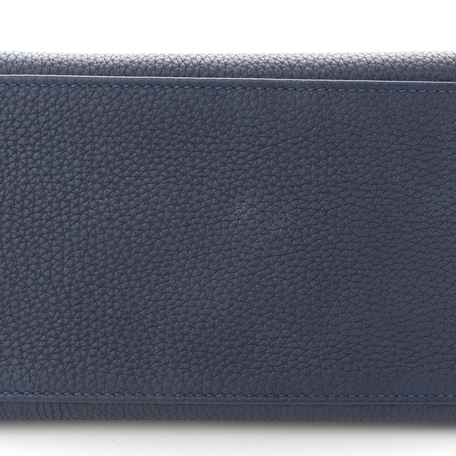 Hermes Togo Horseshoe Au Galop Kelly Retourne 28 Bleu Nuit Rouge H Fauve 11 of 13